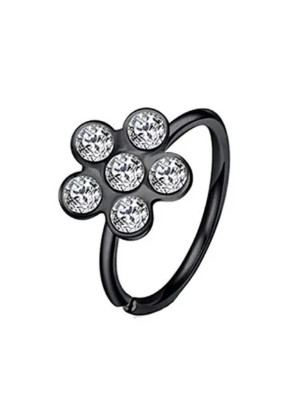 Flower Nose Ring Hoop
